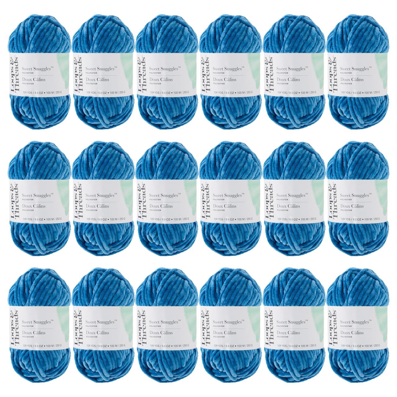 18 Pack: Sweet Snuggles™ Yarn by Loops & Threads®
